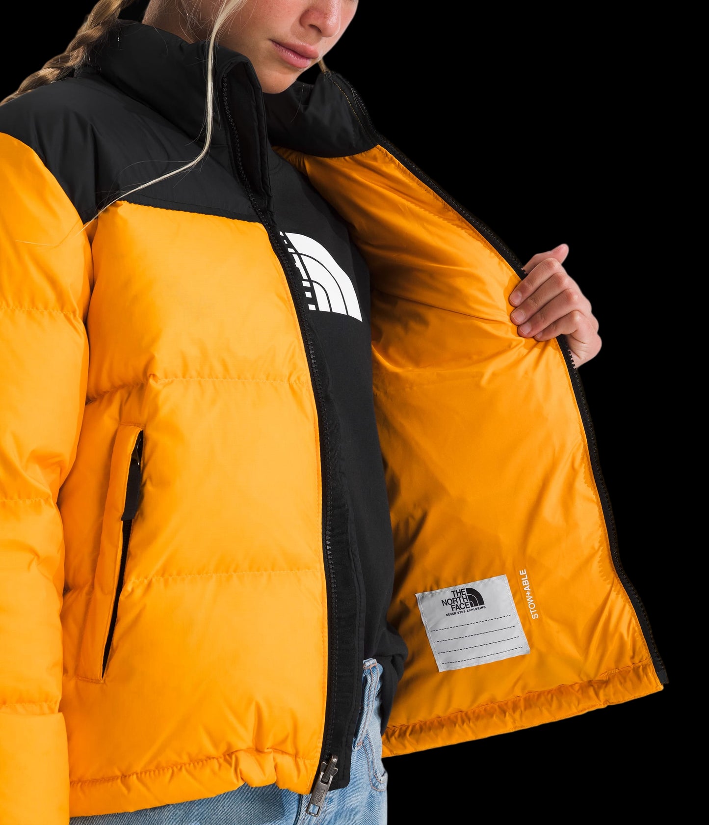 Retro Nuptse Jacket (Summit Gold)