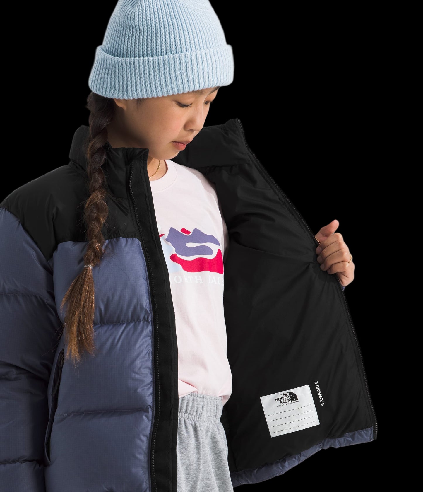 Retro Nuptse Jacket (Grey)