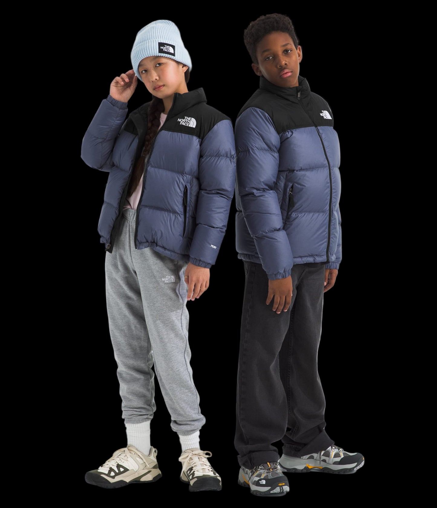 Retro Nuptse Jacket (Grey)